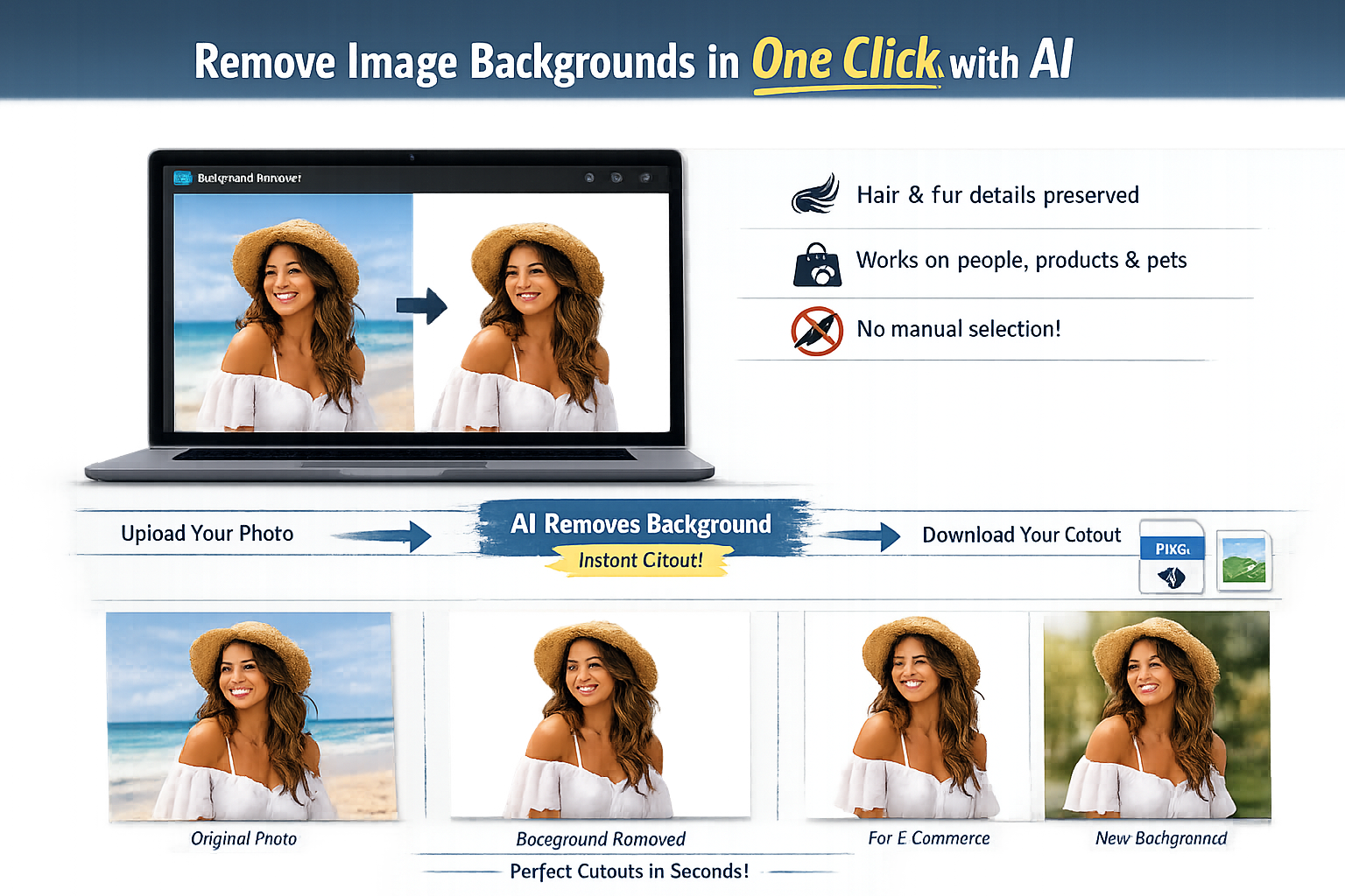 How to Remove Image Backgrounds in One Click with AI