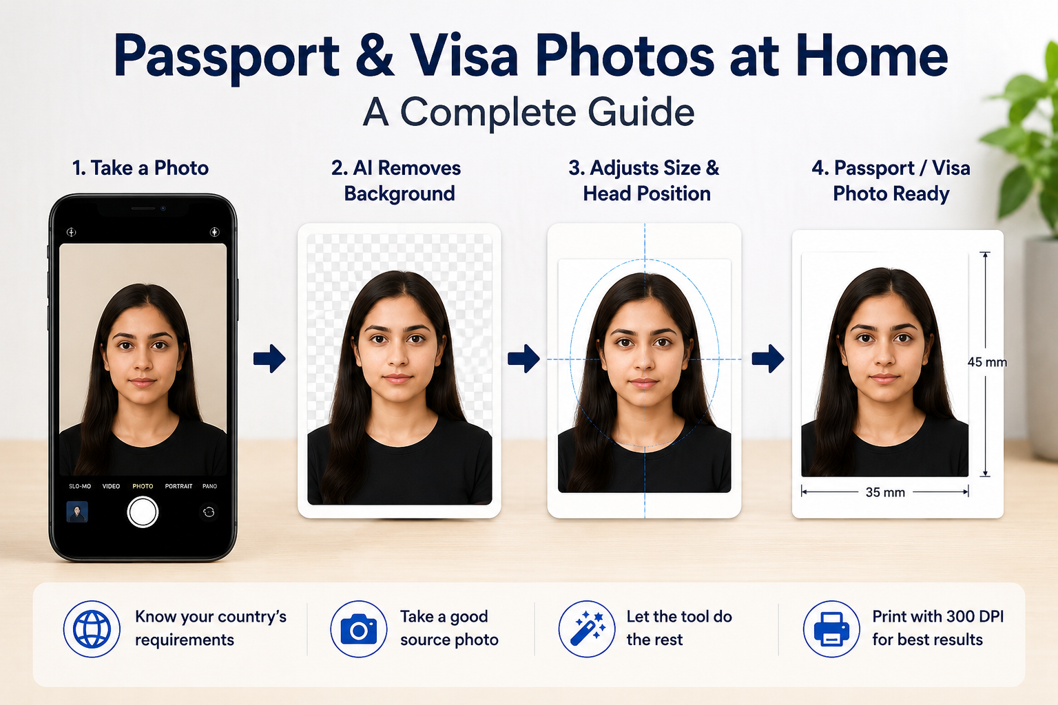 Passport & Visa Photos at Home: A Complete Guide